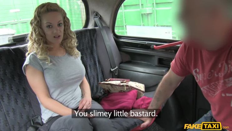 Cabbie Persuades Busty Blonde To Let Him Fill Her With His Cock